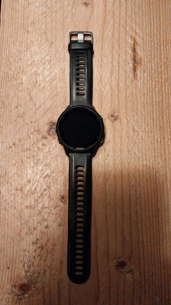 Garmin Forerunner 955 - Zwart - in goede staat, Sieraden, Tassen en Uiterlijk, Sporthorloges, Zo goed als nieuw, Android, Zwart