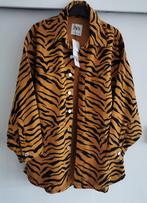 ZARA overhemdjack mt. S oversized, Bruin, Verzenden, Zara, Nieuw