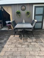 Hartman tuinset met 4 stoelen, Ophalen, Gebruikt, Overige materialen