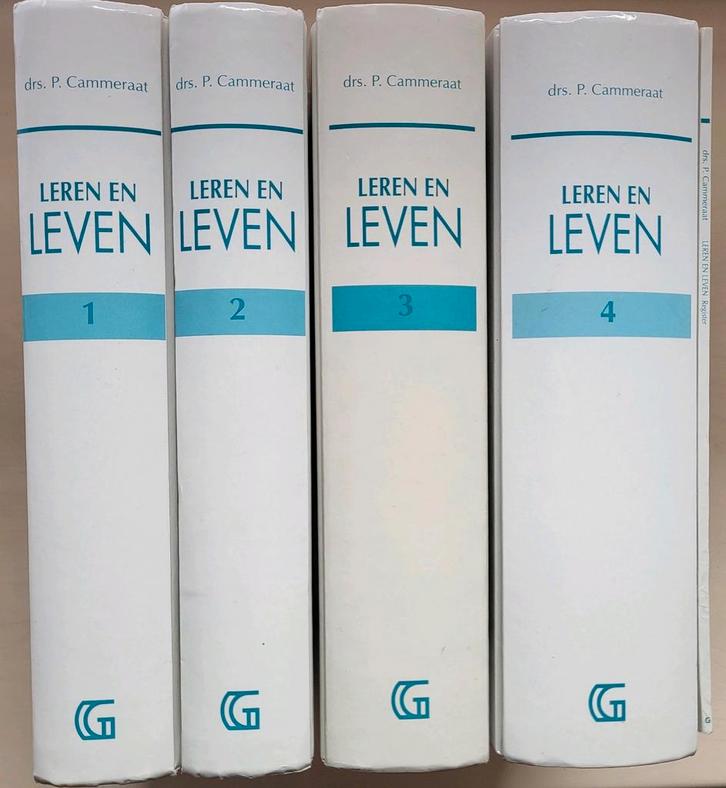 drs. P. Cammeraat - Leren en Leven COMPLEET incl. register, Boeken, Godsdienst en Theologie, Zo goed als nieuw, Ophalen of Verzenden