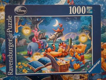 Ravensburger Disney puzzel, 1000 stukjes pooh en vriendjes.  beschikbaar voor biedingen