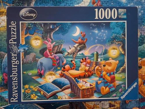 Ravensburger Disney puzzel, 1000 stukjes pooh en vriendjes., Hobby en Vrije tijd, Denksport en Puzzels, Gebruikt, 500 t/m 1500 stukjes