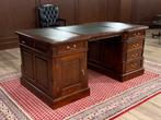 Klassiek Engels bureau (partnerdesk) #542, Huis en Inrichting, Ophalen of Verzenden, Zo goed als nieuw, Bureau