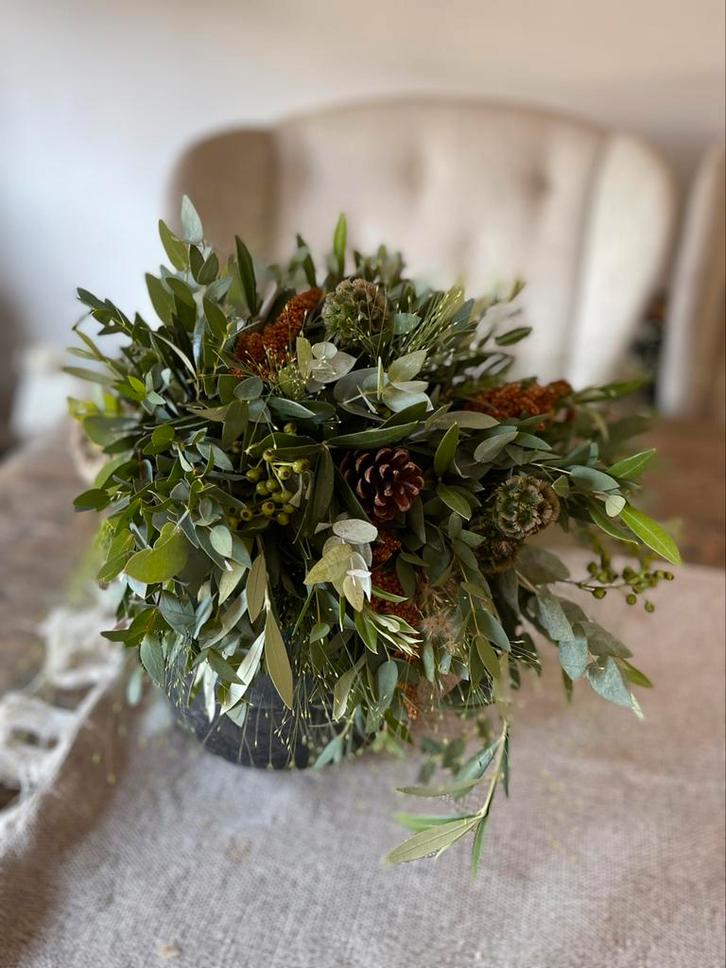 Verse groene toef, Huis en Inrichting, Woonaccessoires | Kransen, Nieuw, Ophalen of Verzenden