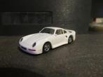 Porsche 959 - Herpa High Detail wit met te openen motorkap, Gebruikt, Ophalen of Verzenden, Auto, Herpa