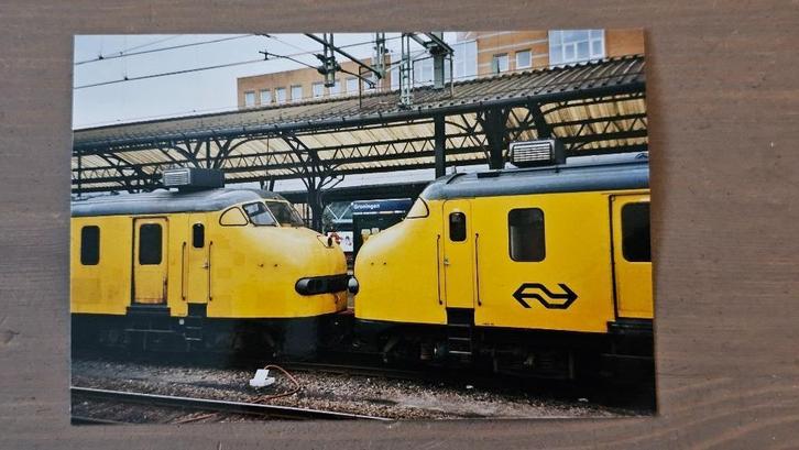 Foto TREIN NS Nederlandse Spoorwegen DE3 Plan U Groningen, Verzamelen, Spoorwegen en Tramwegen, Gebruikt, Trein, Overige typen