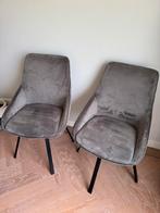 Twee nette eetkamerstoelen, draaibaar!, Ophalen of Verzenden, Zo goed als nieuw, Twee