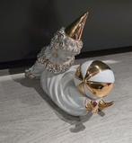 Capodimonte beelden porselein blad goud, Ophalen of Verzenden