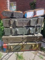 Diverse militaire kisten, Ophalen, Gebruikt, 100 tot 150 cm, Metaal