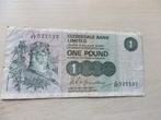 Clydesdale Bank one pound 31 January 1979 Glasgow, Los biljet, Ophalen of Verzenden, Overige landen