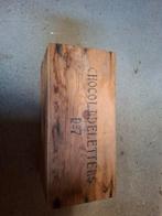 Houten kistje van de firma Pette Chocolade letters, Verzamelen, Merken en Reclamevoorwerpen, Ophalen of Verzenden, Gebruikt, Verpakking