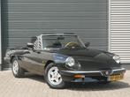 Alfa Romeo Spider , zomerklaar incl. groot onderhoud en Apk, Auto's, Alfa Romeo, Achterwielaandrijving, Gebruikt, Zwart, 4 cilinders