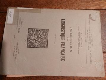 Wagner: Introduction a la linguistique française + Problèmes beschikbaar voor biedingen