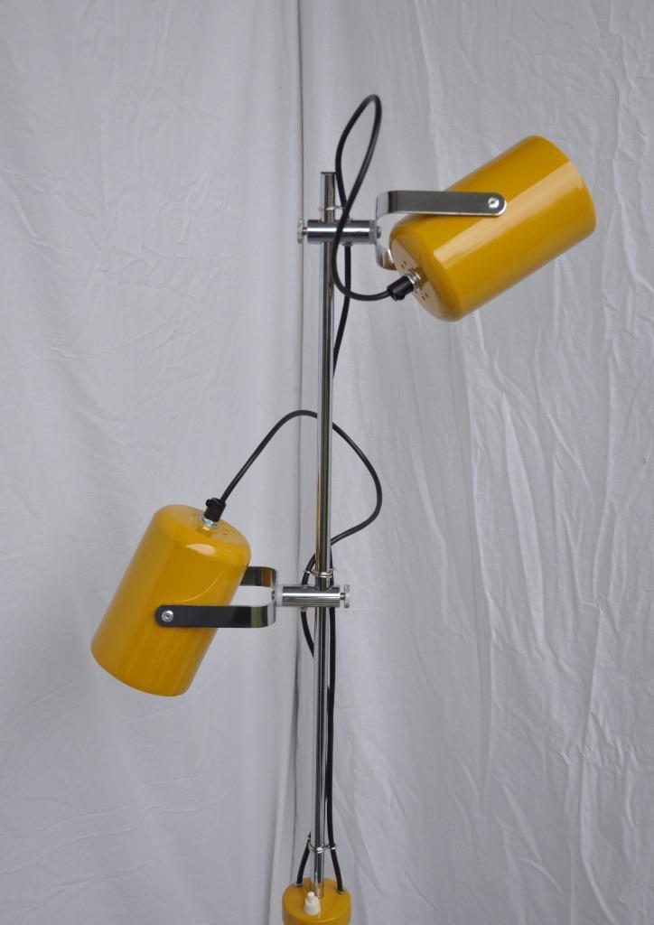 Anvia | design lamp | vintage vloerlamp | staande lamp |Oker, Huis en Inrichting, Lampen | Vloerlampen, Zo goed als nieuw, 150 tot 200 cm