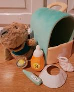 Lilliputiens Cesar knuffel hond met mandje & dokters set, Ophalen of Verzenden, Zo goed als nieuw, Overige typen