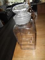 grote antieke gaven glazen snoepjespot, Antiek en Kunst, Ophalen of Verzenden