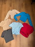Crop tops maat XS - 6 stuks, Blauw, Ophalen of Verzenden, Korte mouw, Maat 34 (XS) of kleiner