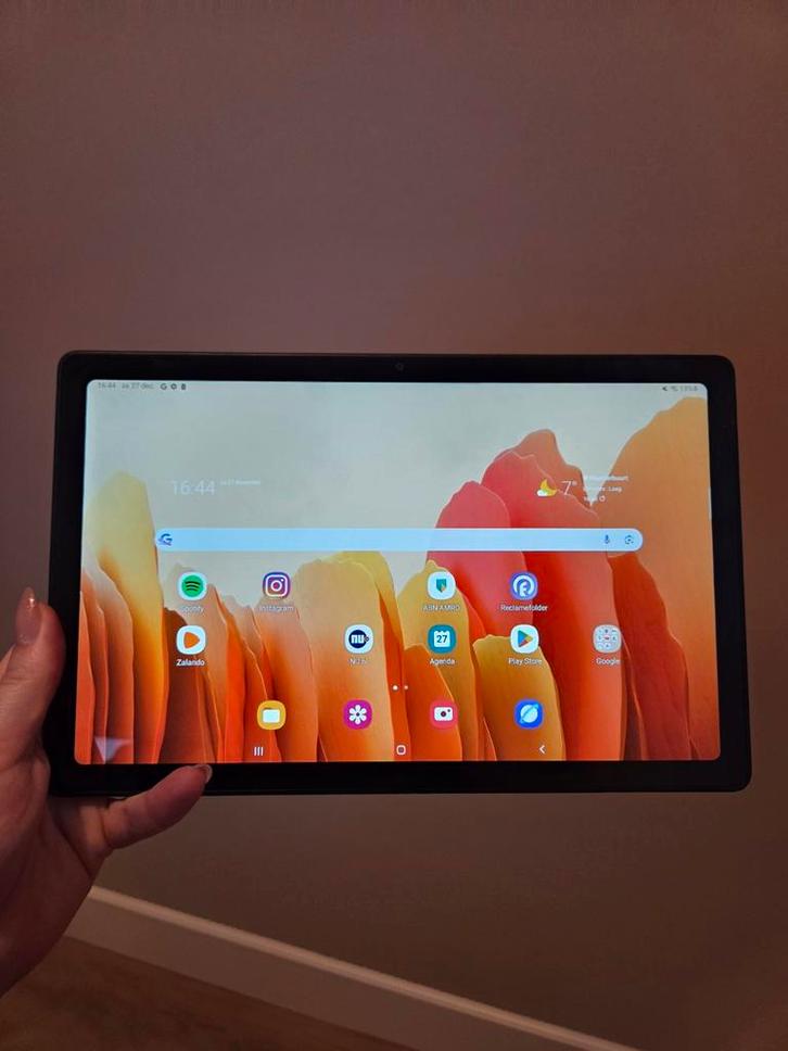 Samsung Galaxy Tab A7 (SM-T500) + Originele Hoes, Computers en Software, Android Tablets, Zo goed als nieuw, Wi-Fi, 10 inch, 32 GB