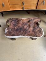 Vintage, brocante kamelenkruk, zadelkruk, poef, voetenbankje, Gebruikt, -, -, Ophalen of Verzenden