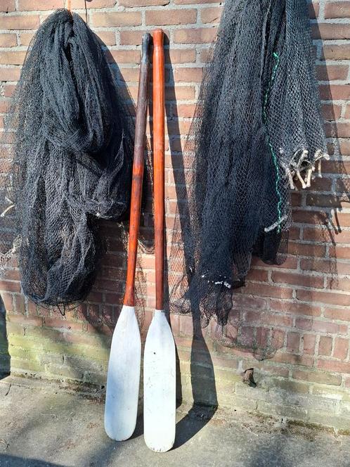 Oude vintage houten peddels siermast mast boot decor, Watersport en Boten, Peddels, Zo goed als nieuw, Ophalen of Verzenden