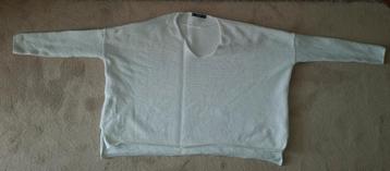 Oversized beige cropped trui mango maat s maat 36 truien beschikbaar voor biedingen
