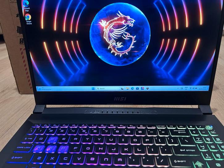 MSI Katana 15 B12VFK-1231NL (Gaming) Laptop, Computers en Software, Windows Laptops, Zo goed als nieuw, 15 inch, SSD, 2 tot 3 Ghz