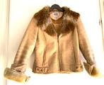Sportive zachte faux fur jas, beige, maat s, Ophalen of Verzenden, Gedragen, Maat 36 (S), Beige