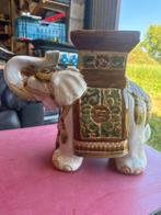 Vintage Keramieken Olifant Plantenstandaard, Antiek en Kunst, Ophalen of Verzenden