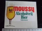 ruit sticker moussy alcoholvrij bier kaloriearm bier pils, Verzenden, Zo goed als nieuw, Merk