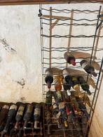 Wijnrek met inhoud, Huis en Inrichting, Ophalen, Hout, Minder dan 50 cm, 5 tot 15 flessen