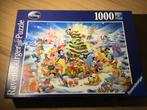 Disney Kerstpuzzel - 1000 Stukjes, Hobby en Vrije tijd, Denksport en Puzzels, Ophalen of Verzenden, Zo goed als nieuw, Legpuzzel