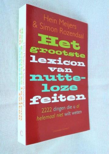 Het groot lexicon van nutteloze feiten. 2006. beschikbaar voor biedingen