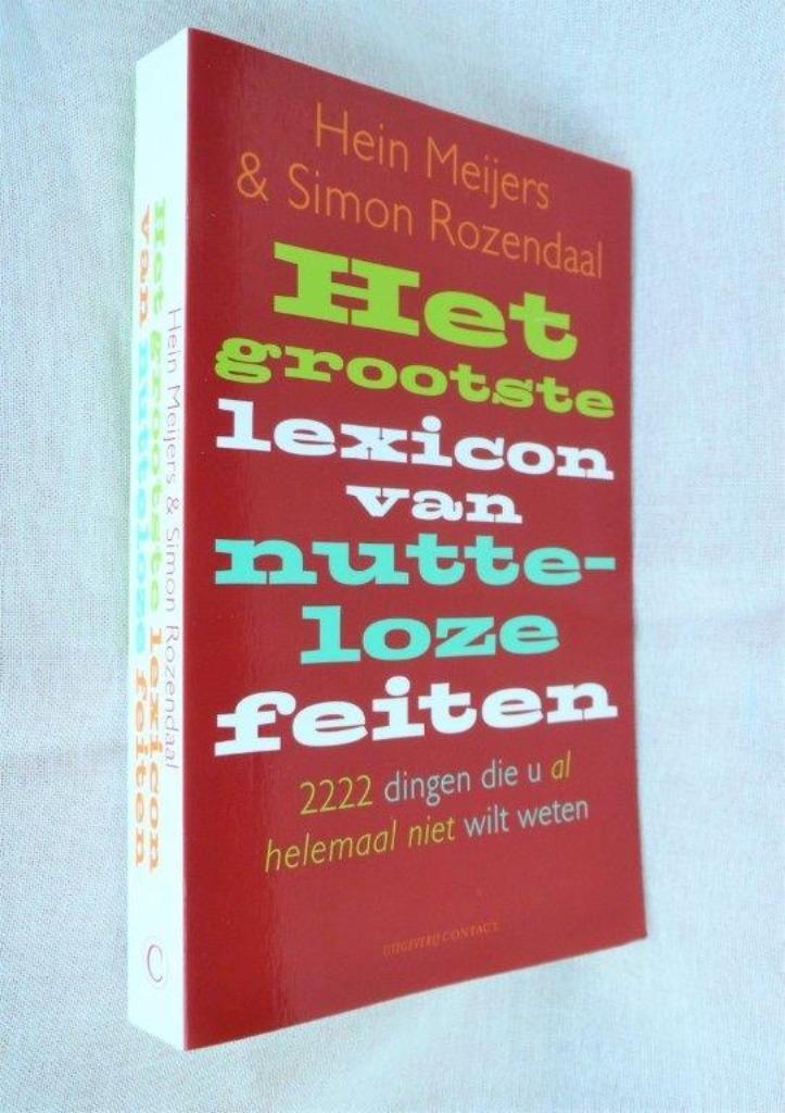 Het groot lexicon van nutteloze feiten. 2006., Boeken, Humor, Zo goed als nieuw, Verhalen, Ophalen of Verzenden