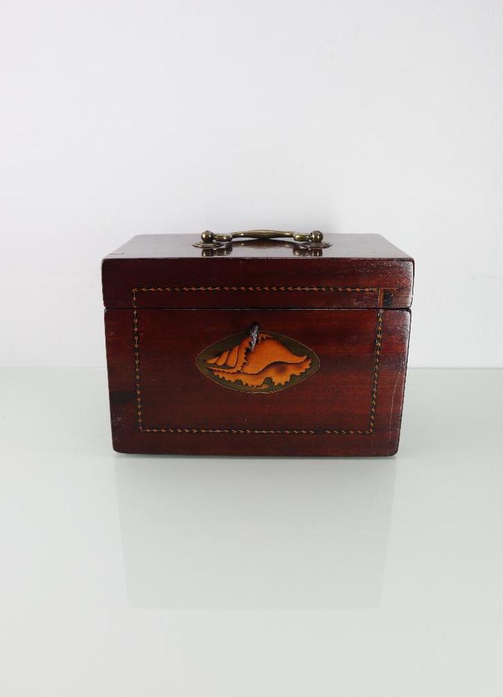 Antiek theekistje 18e eeuw, Antiek en Kunst, Antiek | Woonaccessoires, Ophalen of Verzenden