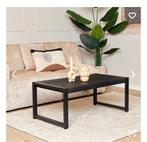 Zwarte Mango Houten Salontafel met Metalen Poten, Huis en Inrichting, Tafels | Salontafels, Ophalen