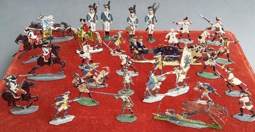 1930-1960 Collectie Tin Tinnen Figuren Soldaten Militairen, Antiek en Kunst, Curiosa en Brocante, Ophalen of Verzenden