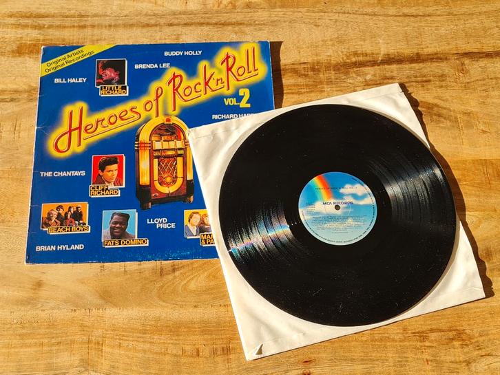 LP Various – Heroes Of Rock'n Roll Vol. 2, Cd's en Dvd's, Vinyl | Rock, Zo goed als nieuw, Poprock, 12 inch, Ophalen of Verzenden