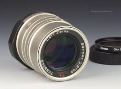 Contax 90mm 2.8 sonnar Nieuwstaat 1 jaar garantie, Audio, Tv en Foto, Fotografie | Lenzen en Objectieven, Zo goed als nieuw, Telelens