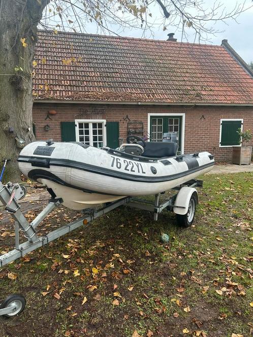 Rib boot, Watersport en Boten, Rubberboten, Zo goed als nieuw, Overige merken, Overige materialen, Minder dan 70 pk, Benzine, Verzenden