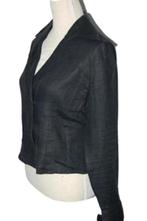 Claudia Sträter linnen blazer, jasje, zwart, Mt. 38, Kleding | Dames, Jasjes, Kostuums en Pakken, Jasje, Maat 38/40 (M), Claudia Sträter