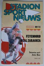 Stadion sport nieuws progr. nr. 15, Feyenoord Zaragoza 1995, Boek of Tijdschrift, Gebruikt, Ophalen of Verzenden, Feyenoord