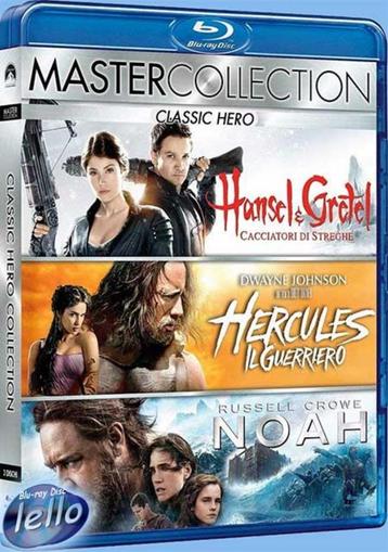 Blu-ray Hansel & Gretel (2013) Hercules (2014) & Noah (2014) beschikbaar voor biedingen
