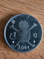 1 gulden munt, koningin der Nederlanden Beatrix, 2001., Postzegels en Munten, Munten | Nederland, Ophalen of Verzenden, Koningin Beatrix