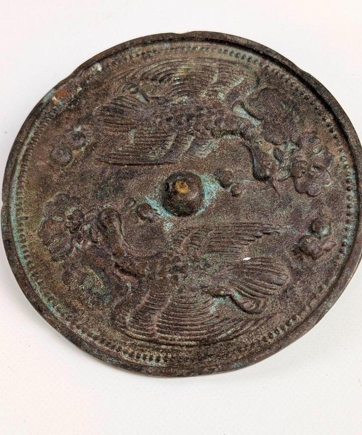 Bronzen sjamaanspiegel, Antiek en Kunst, Kunst | Niet-Westerse kunst, Ophalen