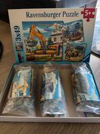 Ravensburger Puzzel 3x49 - Bouwplaats, Ophalen, Meer dan 50 stukjes, Zo goed als nieuw, 4 tot 6 jaar