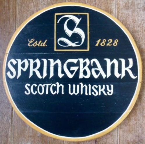 Handgeschilderde Ierse/Schotse pubborden/ Springbank whiskey, Verzamelen, Merken en Reclamevoorwerpen, Nieuw, Reclamebord, Ophalen of Verzenden