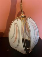 Vintage hollywood regency art deco lamp, Huis en Inrichting, Lampen | Hanglampen, Ophalen of Verzenden, Zo goed als nieuw, Minder dan 50 cm