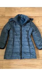 Nieuwe marine blauwe gewatteerde winterjas - Maat M, Kleding | Dames, Ophalen of Verzenden, Nieuw, Maat 38/40 (M), Blauw
