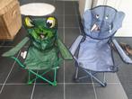 2 kindertuinstoeltjes, ook los te koop., Tuin en Terras, Ophalen, Zo goed als nieuw, Kunststof, Inklapbaar