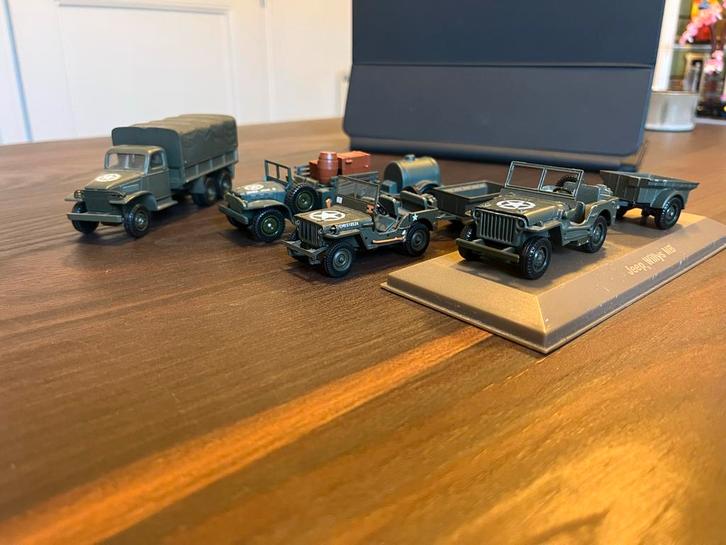 Legervoertuigen schaal 1:43, Hobby en Vrije tijd, Modelbouw | Auto's en Voertuigen, Gebruikt, Truck, 1:32 tot 1:50, Overige merken
